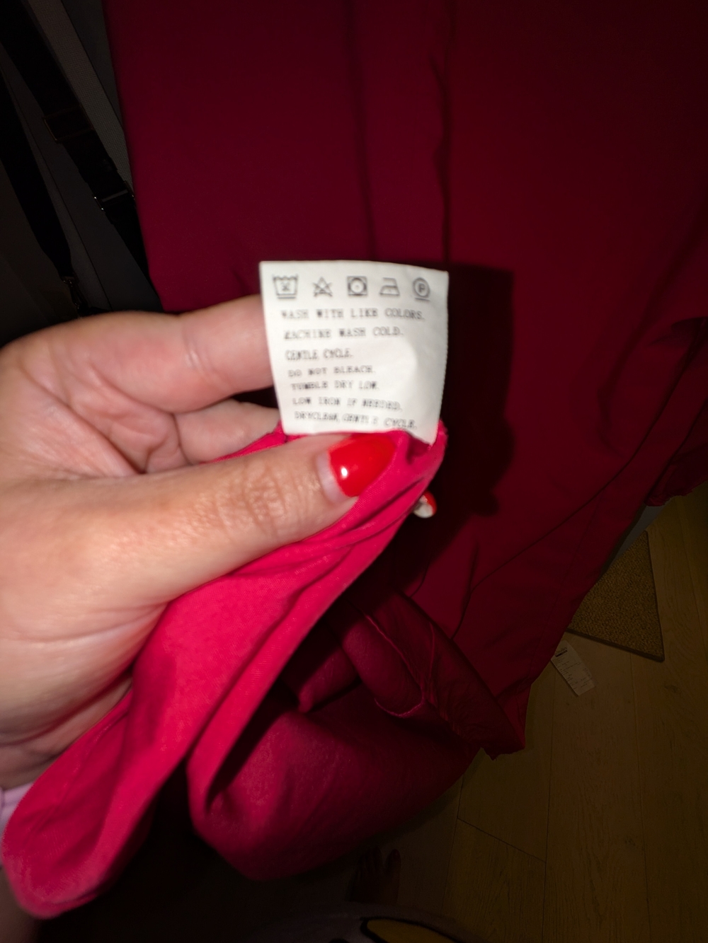 Women’s Pink V-Neck Swim Cover-Up Dress - Picture 3 of 4